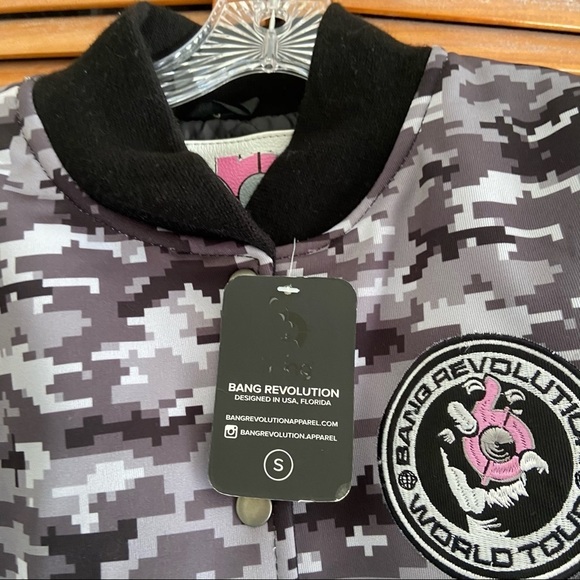 NEW Bang Energy Real Leather Tour Varsity Jacket - Picture 7 of 8